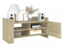 Discount Móvel de TV 80x35x40 cm derivados de madeira carvalho sonoma PT401268 Castanho