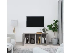 Móvel De Tv| Móvel de TV 100x35x40 cm derivados de madeira sonoma PT680469 Cinzento