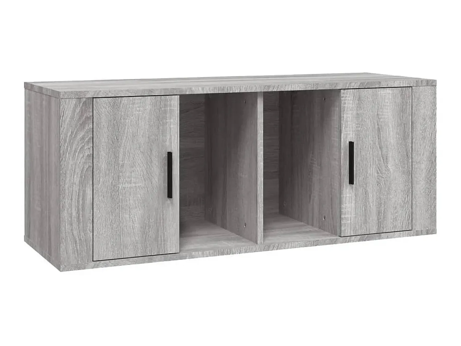 Móvel De Tv| Móvel de TV 100x35x40 cm derivados de madeira sonoma PT680469 Cinzento