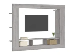 Móvel de TV 152x22x113 cm derivados de madeira sonoma PT801014^ Móvel De Tv