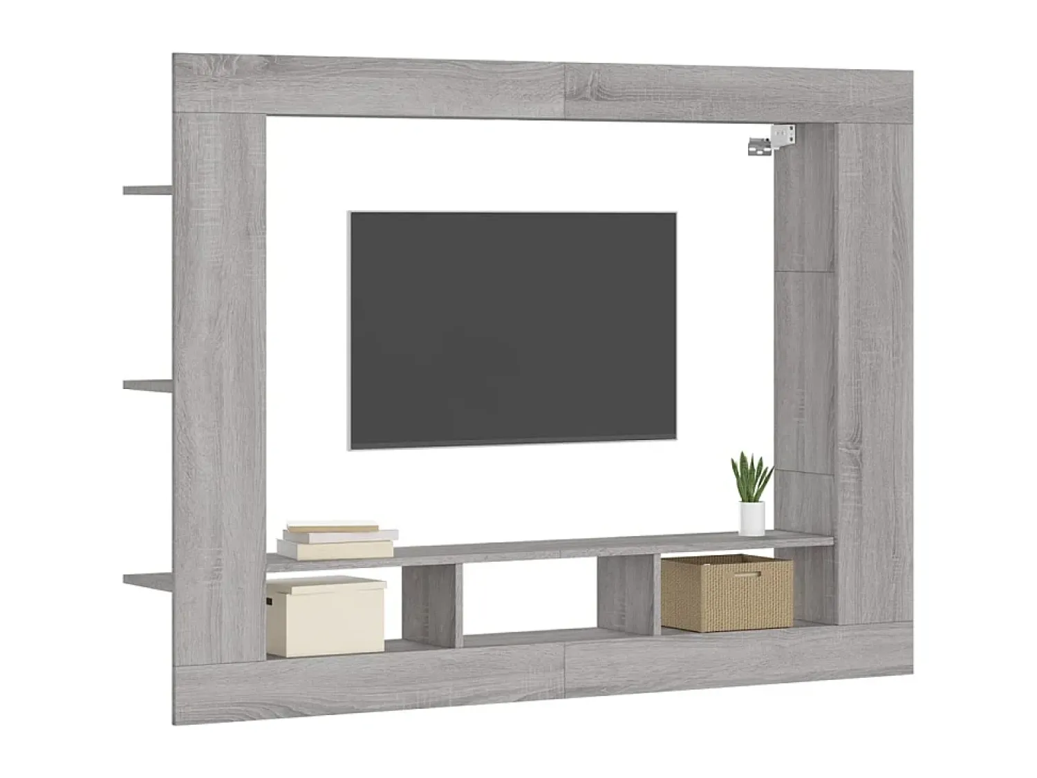 Móvel de TV 152x22x113 cm derivados de madeira sonoma PT801014^ Móvel De Tv