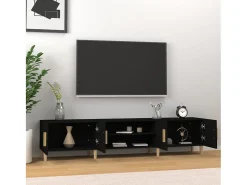 Móvel De Tv* Móvel de TV 180x31,5x40 cm derivados de madeira PT954977 Preto