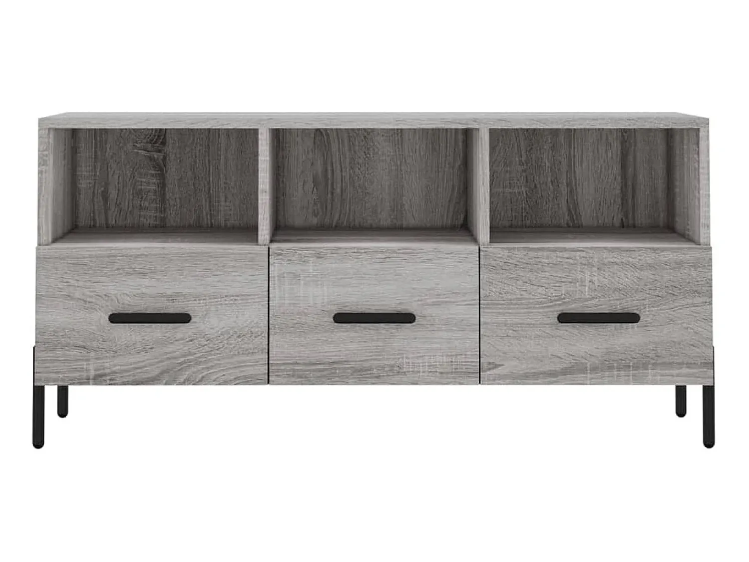 Móvel De Tv* Móvel de TV 102x36x50 cm derivados de madeira sonoma PT234545 Cinzento