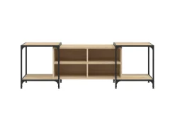 Outlet Móvel de TV 153x37x50 cm derivados de madeira carvalho sonoma PT905773 Castanho
