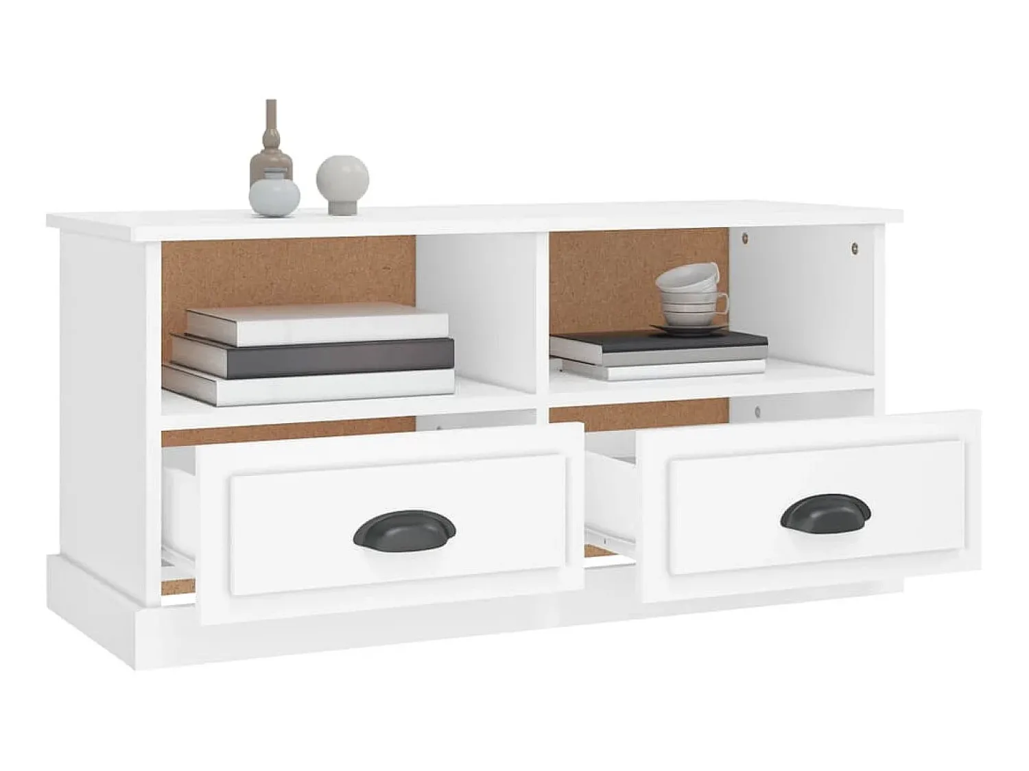 Móvel De Tv* Móvel de TV 93x35,5x45 cm derivados de madeira PT354780 Branco