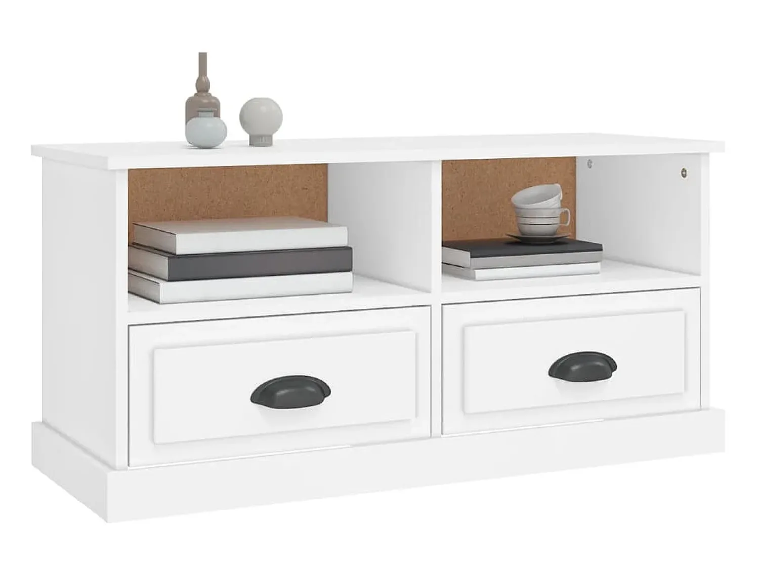 Móvel De Tv* Móvel de TV 93x35,5x45 cm derivados de madeira PT354780 Branco