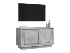 Móvel de TV 80x35x45 cm derivados de madeira cimento PT955248^ Móvel De Tv