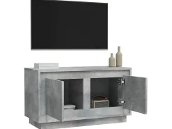 Móvel de TV 80x35x45 cm derivados de madeira cimento PT955248^ Móvel De Tv