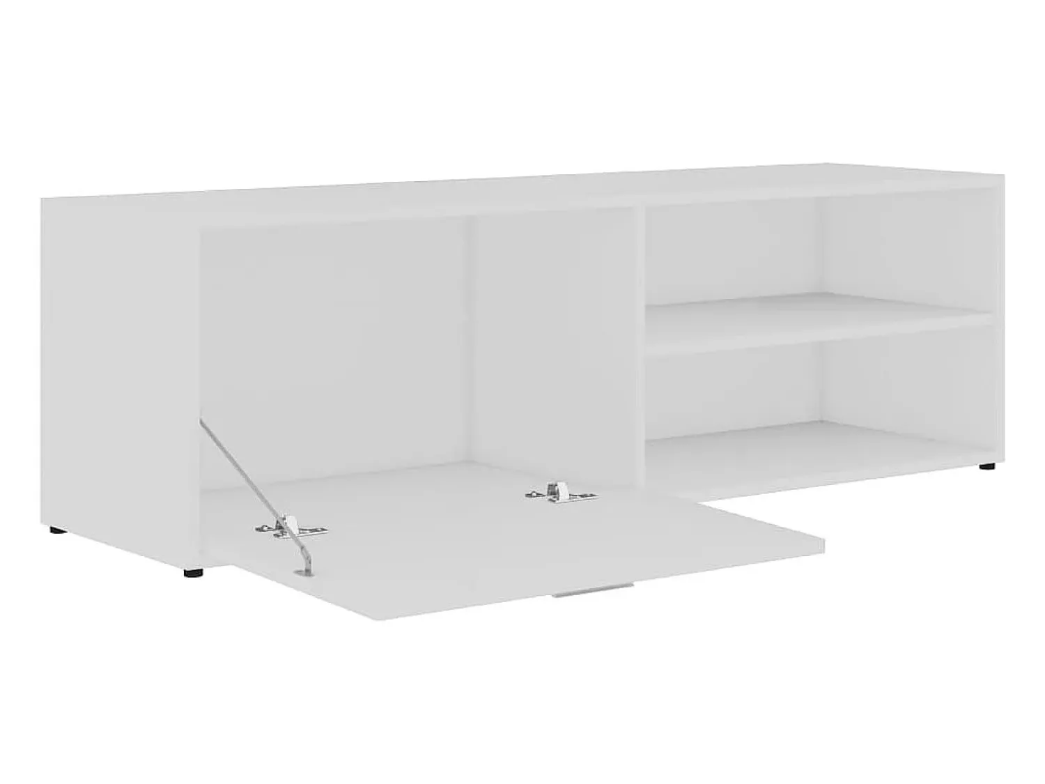 Outlet vidaxl Móvel de TV 120x34x37 cm derivados de madeira Branco