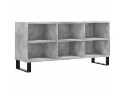 Móvel De Tv* Móvel de TV 103,5x30x50 cm derivados madeira cimento PT980248 Cinzento