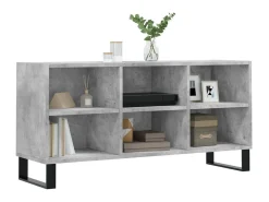 Móvel De Tv* Móvel de TV 103,5x30x50 cm derivados madeira cimento PT980248 Cinzento