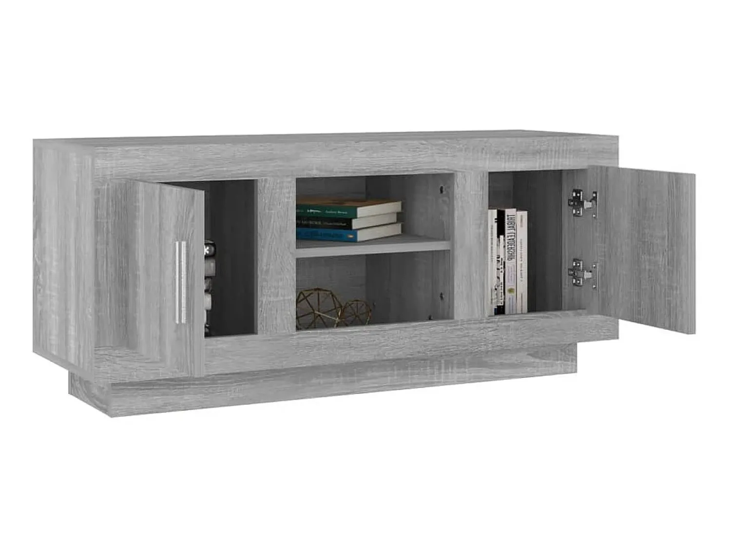 Móvel de TV 102x35x45 cm derivados de madeira sonoma PT590146^ Móvel De Tv