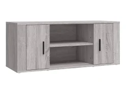 Móvel De Tv* Móvel de TV 100x35x40 cm derivados de madeira sonoma PT258074 Cinzento