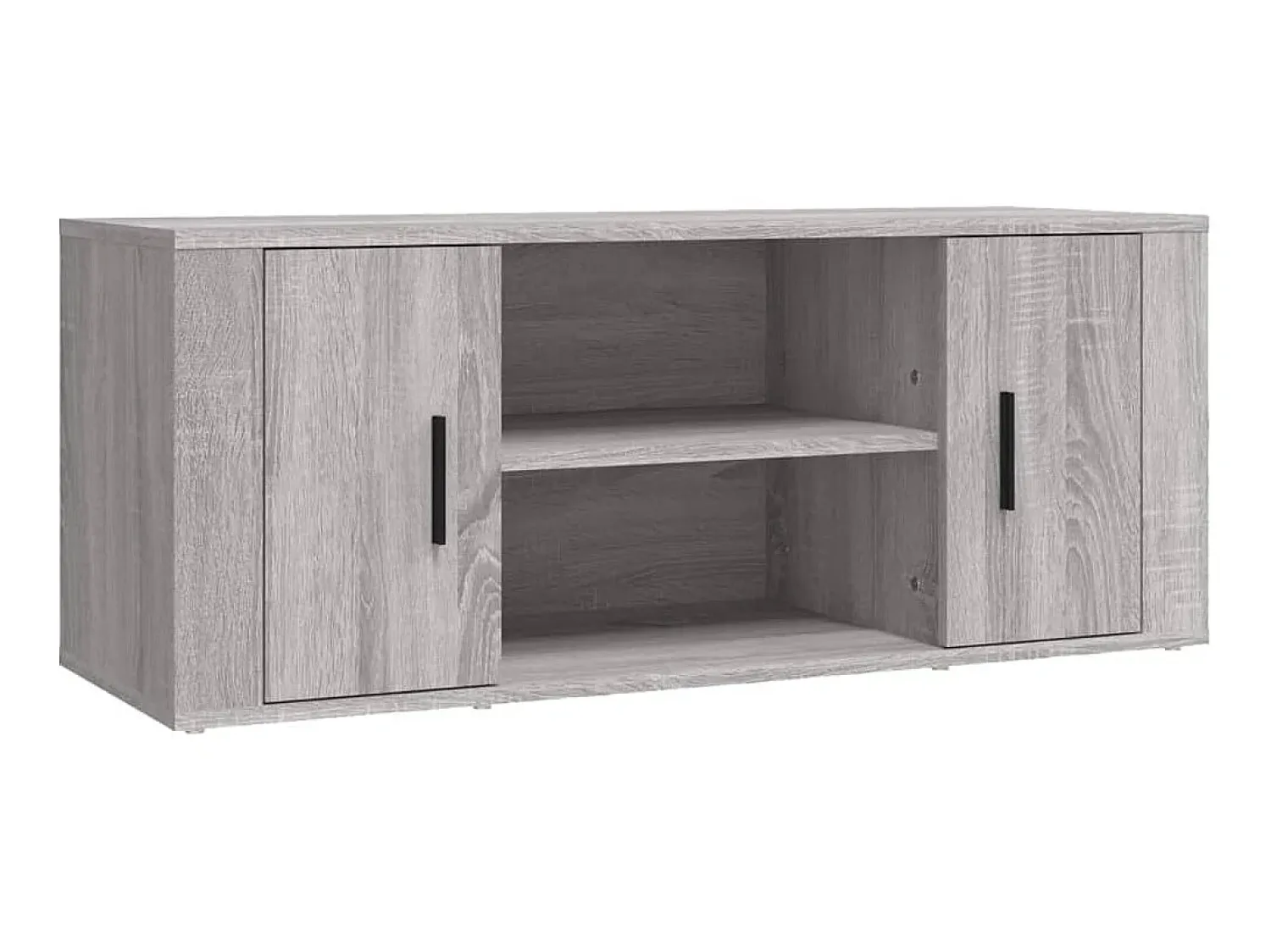 Móvel De Tv* Móvel de TV 100x35x40 cm derivados de madeira sonoma PT258074 Cinzento