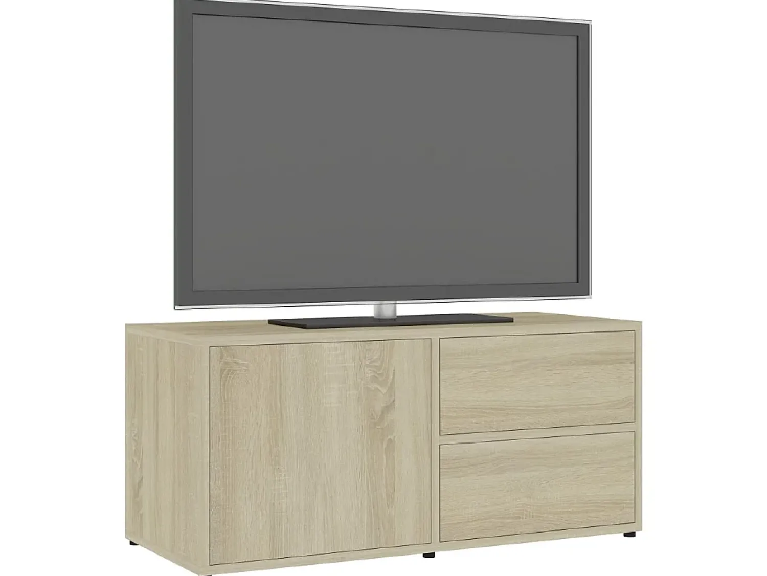 Móvel De Tv| Móvel de TV 80x34x36 cm derivados de madeira carvalho sonoma PT310762 Castanho