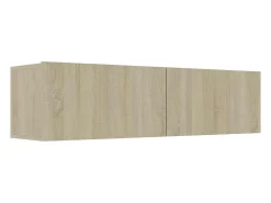 vidaxl Móvel de TV 120x30x30 cm derivados de madeira carvalho sonoma^ Móvel De Tv