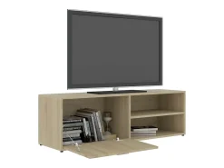 Móvel De Tv*vidaxl Móvel de TV 120x34x37 cm derivados de madeira carvalho sonoma Natural escuro