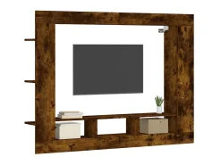 Móvel De Tv* Móvel de TV 152x22x113 cm derivados de madeira carvalho fumado PT318273 Castanho