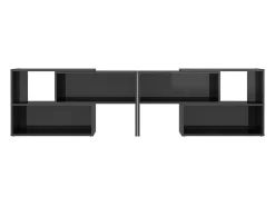 Móvel De Tv* Móvel de TV 149x30x52 cm derivados de madeira cinza brilhante PT931593 Cinzento