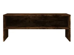 Móvel De Tv| Móvel de TV 100x40x40 cm derivados de madeira carvalho fumado PT572378 Castanho