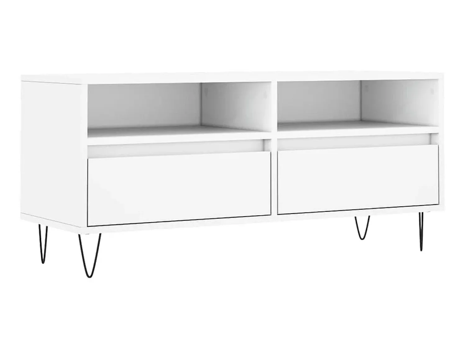 Móvel De Tv* Móvel de TV 100x34,5x44,5 cm derivados de madeira PT172243 Branco
