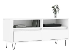Móvel De Tv* Móvel de TV 100x34,5x44,5 cm derivados de madeira PT172243 Branco