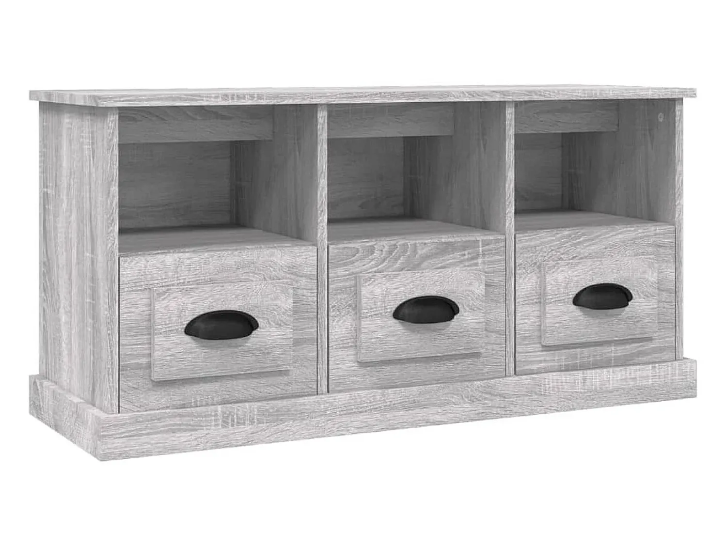 Móvel De Tv* Móvel de TV 100x35x50 cm derivados de madeira sonoma PT361448 Cinzento