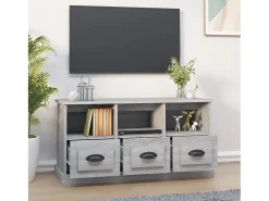 Móvel De Tv* Móvel de TV 100x35x50 cm derivados de madeira sonoma PT361448 Cinzento