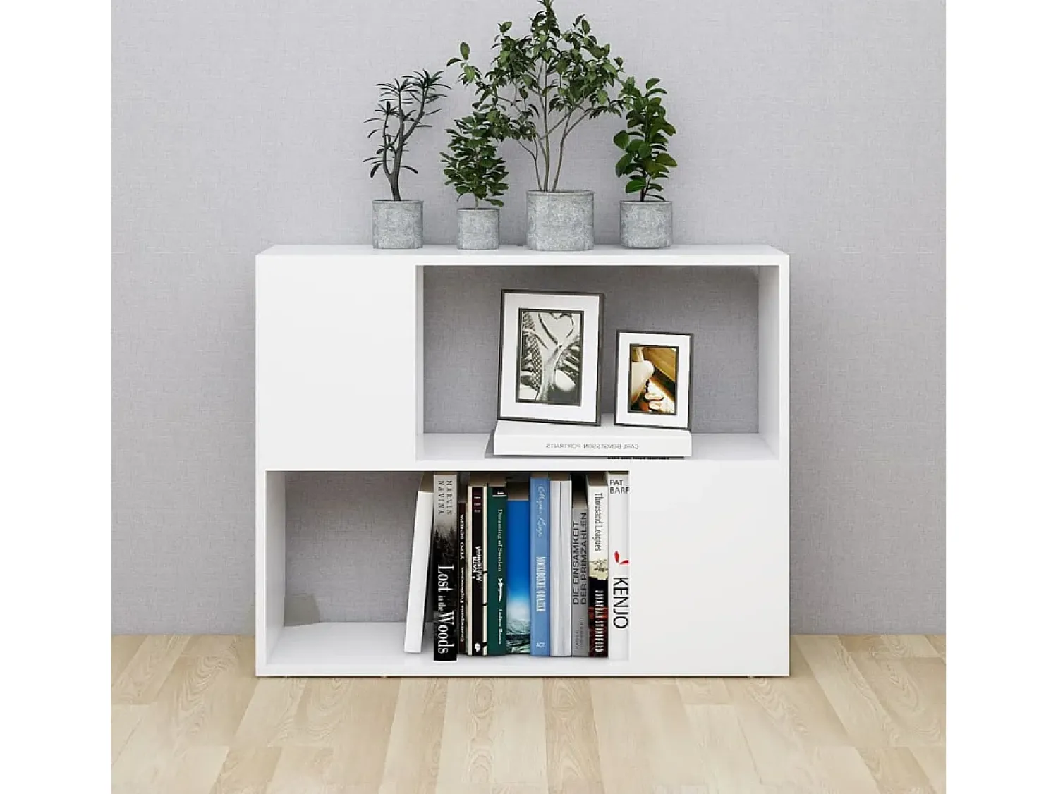 Móvel De Tv| Móvel de TV 80x24x63 cm derivados de madeira PT366106 Branco