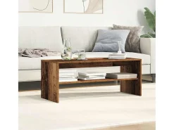 Móvel De Tv*vidaxl Móvel de TV 100x40x40 cm derivados de madeira madeira velha Castanho
