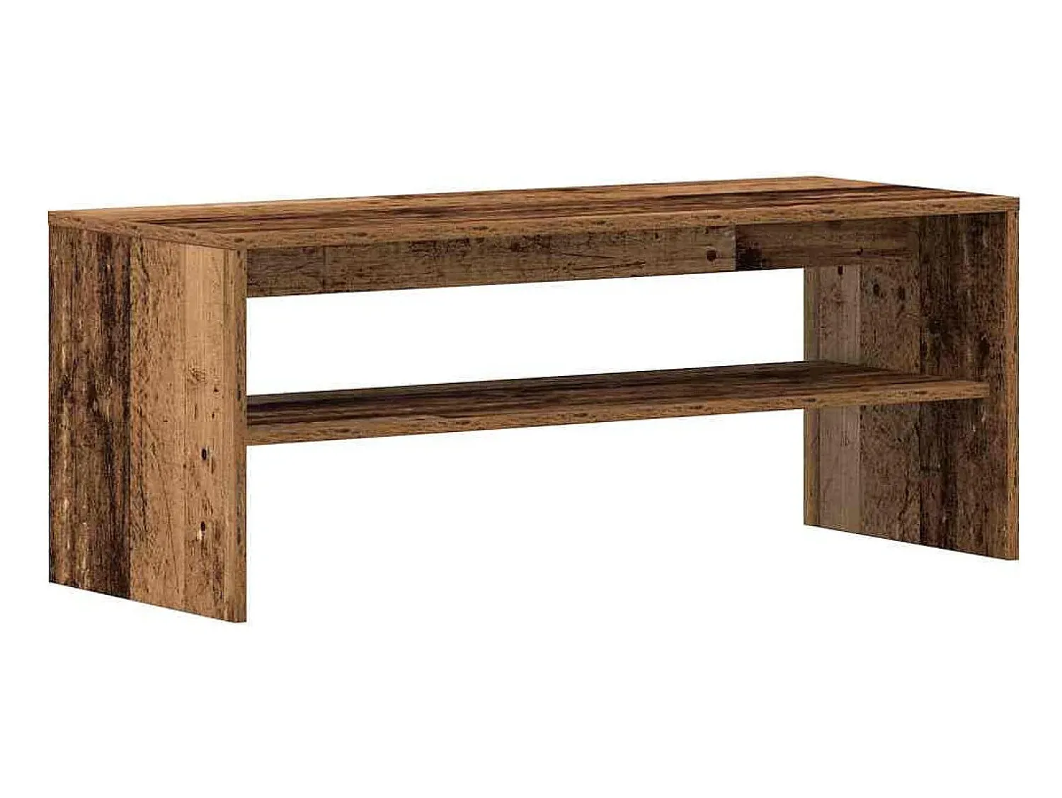 Móvel De Tv*vidaxl Móvel de TV 100x40x40 cm derivados de madeira madeira velha Castanho