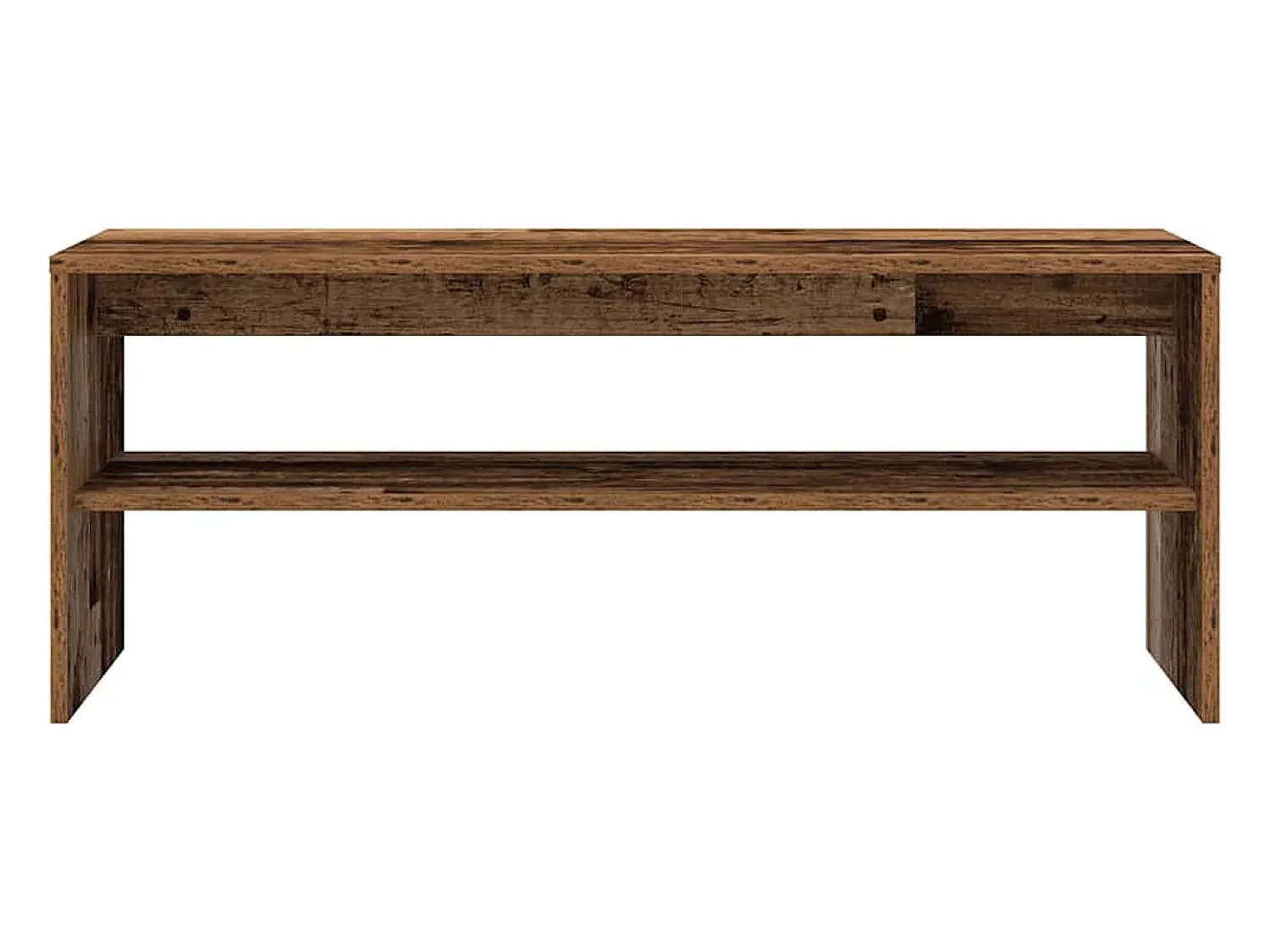 Móvel De Tv*vidaxl Móvel de TV 100x40x40 cm derivados de madeira madeira velha Castanho