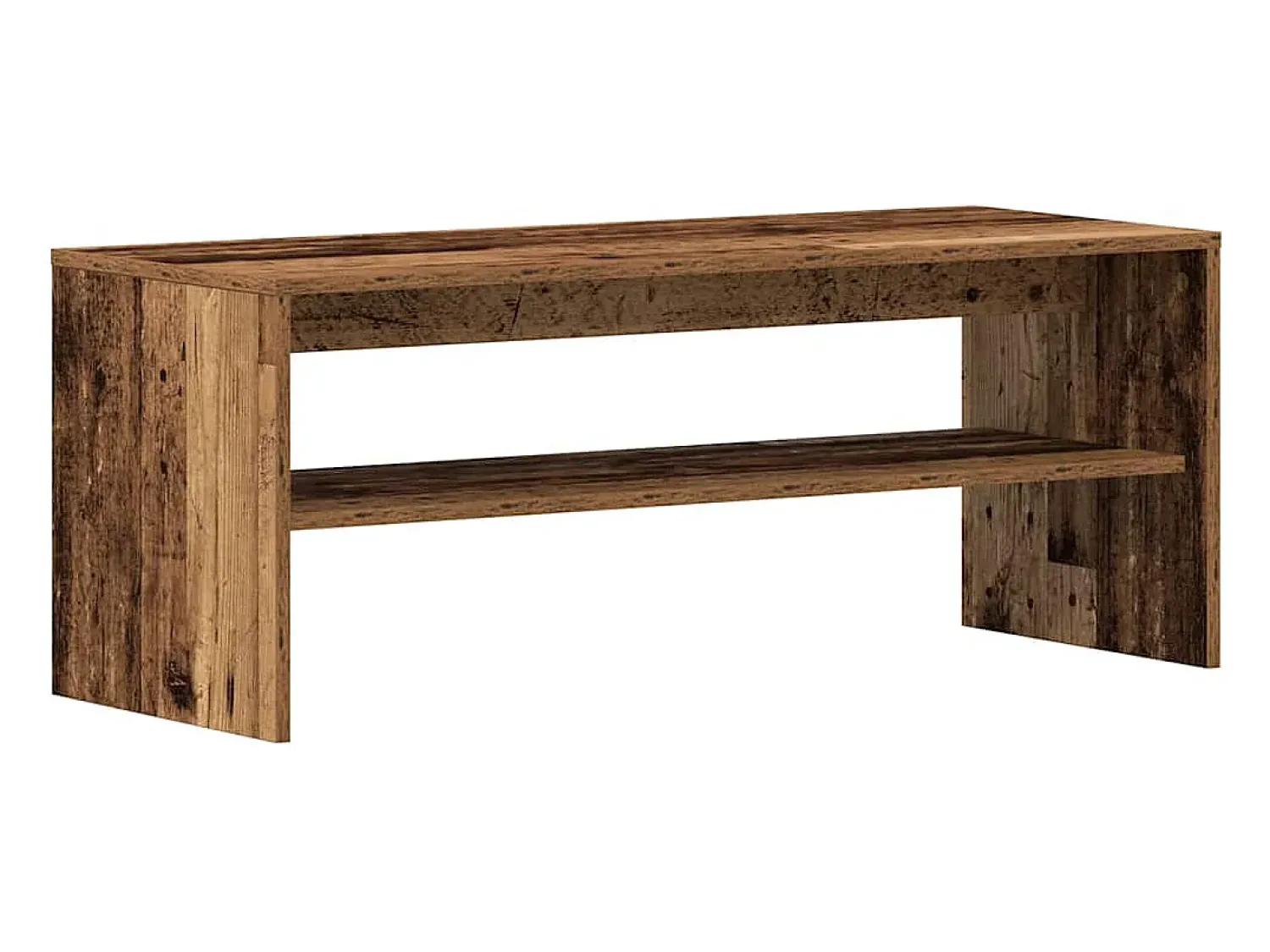 Móvel De Tv*vidaxl Móvel de TV 100x40x40 cm derivados de madeira madeira velha Castanho