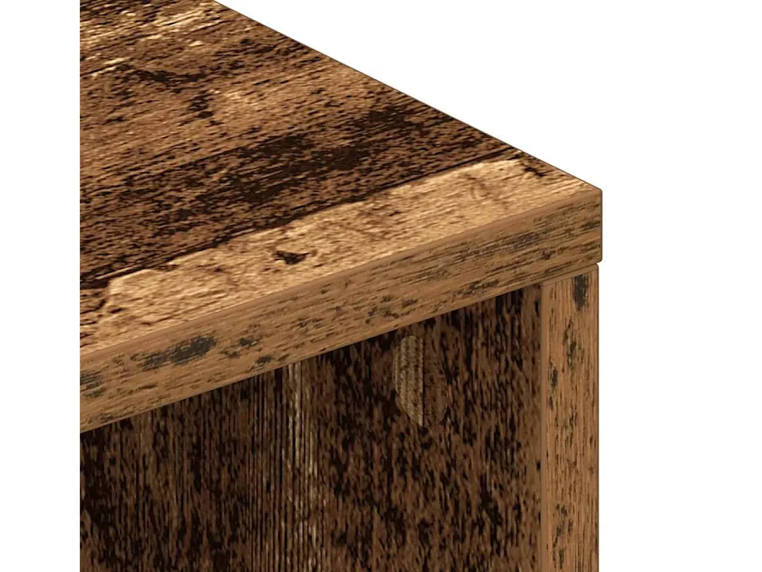Móvel De Tv*vidaxl Móvel de TV 100x40x40 cm derivados de madeira madeira velha Castanho