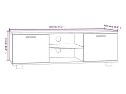 vidaxl Móvel de TV 120x40,5x35 cm derivados de madeira sonoma^ Móvel De Tv