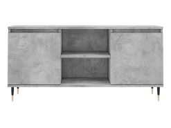 Móvel De Tv* Móvel de TV 104x35x50 cm derivados de madeira cimento PT481442 Cinzento