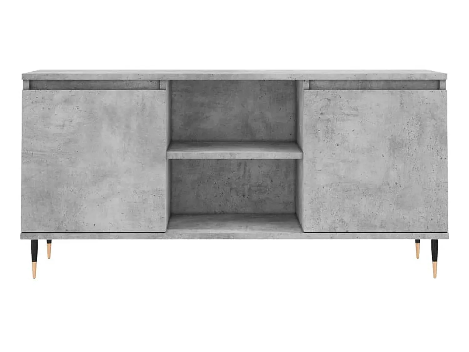 Móvel De Tv* Móvel de TV 104x35x50 cm derivados de madeira cimento PT481442 Cinzento
