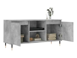 Móvel De Tv* Móvel de TV 104x35x50 cm derivados de madeira cimento PT481442 Cinzento