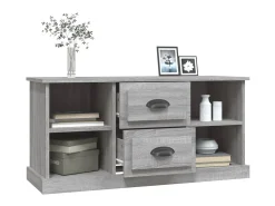 Móvel De Tv| Móvel de TV 99,5x35,5x48 cm derivados de madeira cinza sonoma PT996019 Cinzento