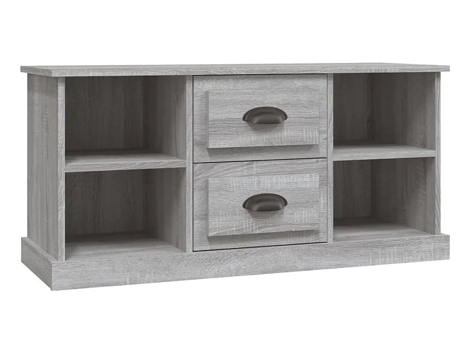 Móvel De Tv| Móvel de TV 99,5x35,5x48 cm derivados de madeira cinza sonoma PT996019 Cinzento