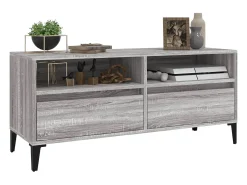 Móvel De Tv| Móvel de TV 100x34,5x44,5 cm derivados madeira sonoma PT205799 Cinzento