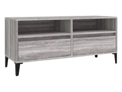 Móvel De Tv| Móvel de TV 100x34,5x44,5 cm derivados madeira sonoma PT205799 Cinzento