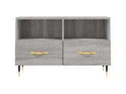 Hot Móvel de TV 80x36x50 cm derivados de madeira sonoma PT164814 Cinzento