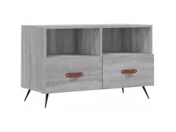 Móvel De Tv* Móvel de TV 80x36x50 cm derivados de madeira sonoma PT645416 Cinzento