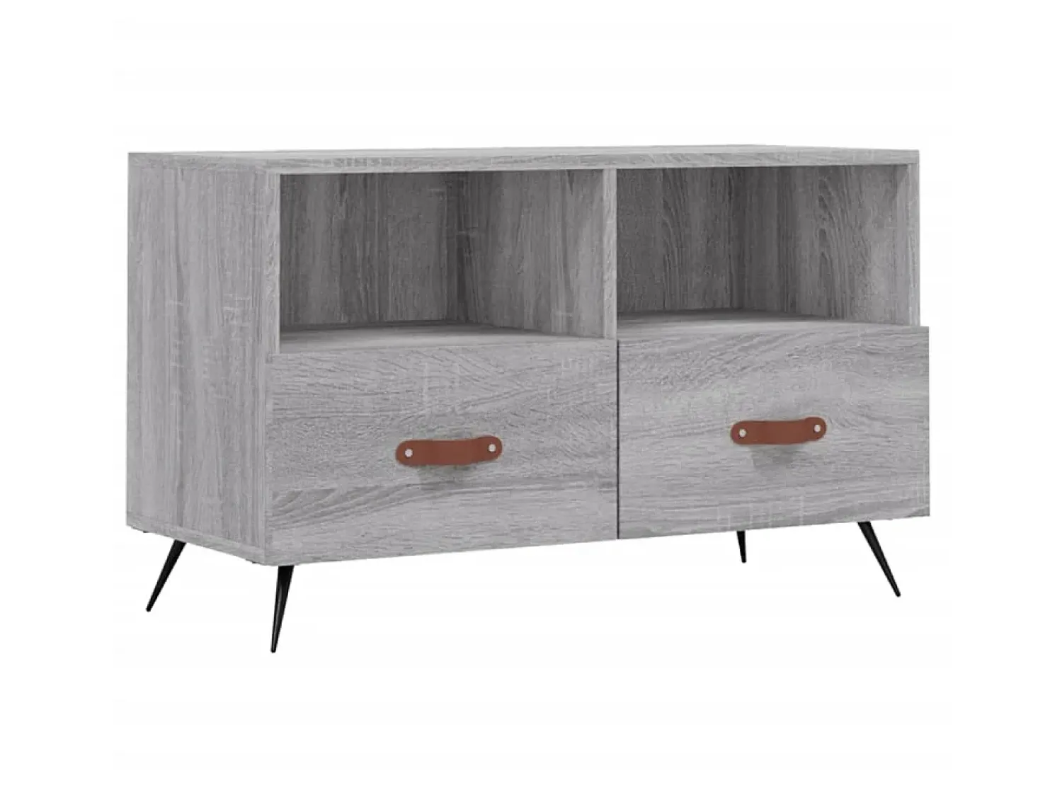 Móvel De Tv* Móvel de TV 80x36x50 cm derivados de madeira sonoma PT645416 Cinzento
