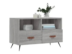 Móvel De Tv* Móvel de TV 80x36x50 cm derivados de madeira sonoma PT645416 Cinzento