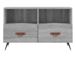 Móvel De Tv* Móvel de TV 80x36x50 cm derivados de madeira sonoma PT645416 Cinzento