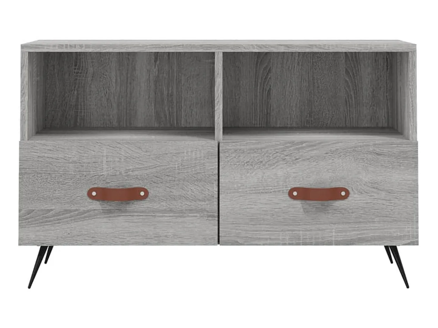 Móvel De Tv* Móvel de TV 80x36x50 cm derivados de madeira sonoma PT645416 Cinzento