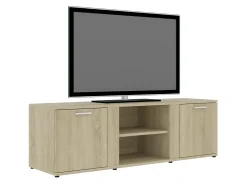 Móvel de TV 120x34x37 cm derivados de madeira carvalho sonoma PT456693^ Móvel De Tv