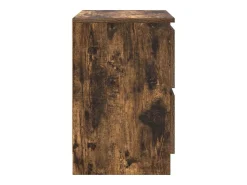 Móvel De Tv|vidaxl Móvel de TV 40x35x54 cm derivados de madeira carvalho fumado Castanho